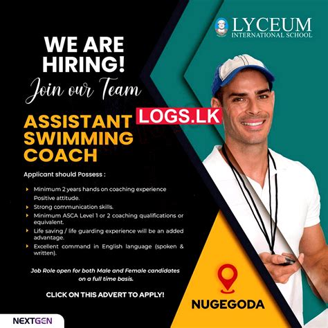 assistant swim coach jobs